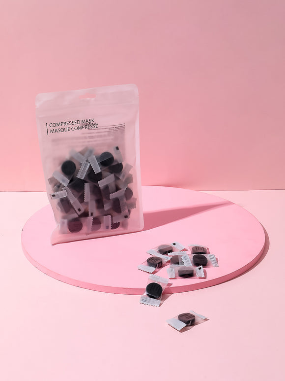 MINISO BAMBOO CHARCOAL COMPRESSED MASK 0200050491 COMPRESSED FACIAL MASK/ SHEET MASK