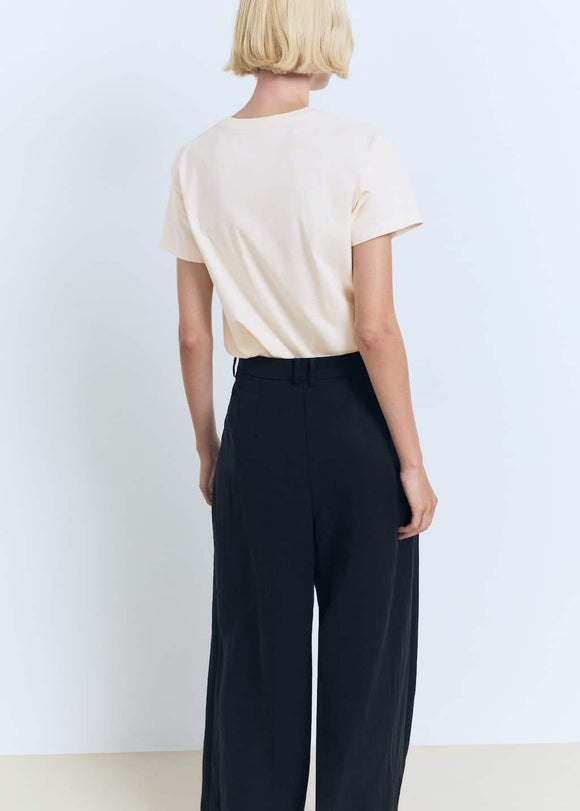 MANGO CROCHE-H 17001153-05 MANGO WOMEN T-SHIRT SHORT SLEEVE