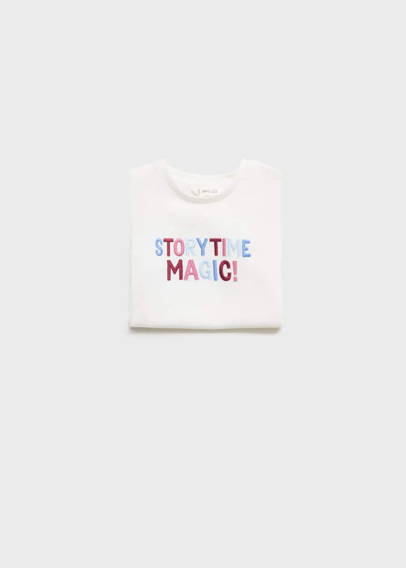 MANGO MAGIC 17003287-02 MANGO KIDS BABY GIRL T-SHIRT SHORT SLEEVE