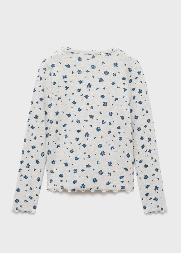 MANGO RIBAOP 17005174-91 MANGO KIDS GIRL T-SHIRT LONG SLEEVE