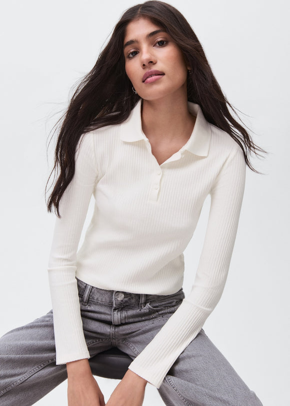 MANGO POLO 17005179-02 MANGO KIDS GIRL T-SHIRT LONG SLEEVE