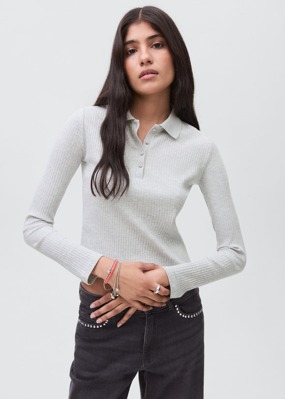 MANGO POLOG 17005180-94 MANGO KIDS GIRL T-SHIRT LONG SLEEVE