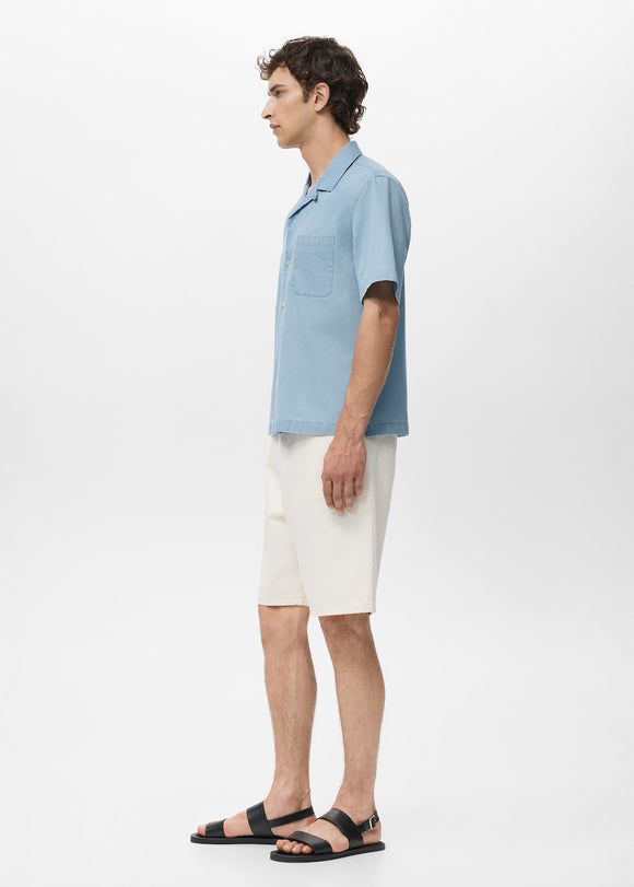 MANGO CHAMBREH-H 17006742-TC MANGO MAN SHIRT SHORT SLEEVE