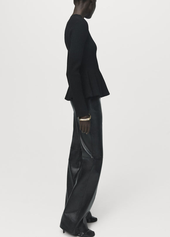 MANGO PEPLUM 17007783-99 MANGO WOMEN SWEATER