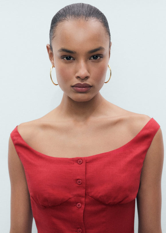 MANGO BLISS 17011167-27 MANGO WOMEN DRESS FULL LENGTH