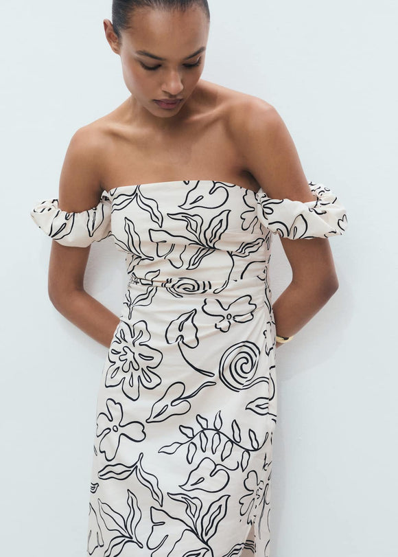 MANGO ARIEL 17011169-02 MANGO WOMEN DRESS FULL LENGTH