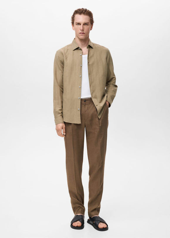 MANGO RUG 17011251-37 MANGO MAN SHIRT LONG SLEEVE