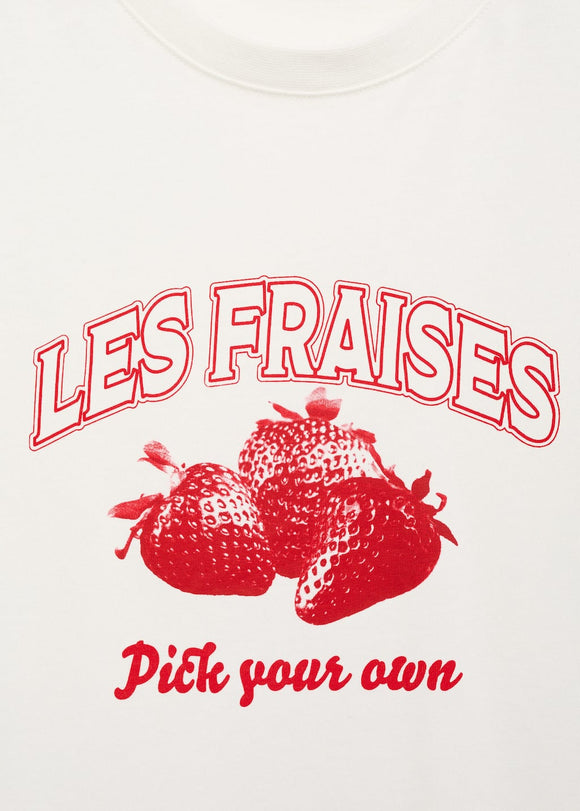 MANGO FRUIT 17012909-74 MANGO WOMEN T-SHIRT SHORT SLEEVE