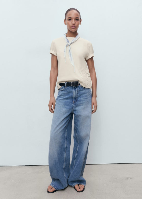 MANGO SUMATRA 17012910-05 MANGO WOMEN T-SHIRT SHORT SLEEVE