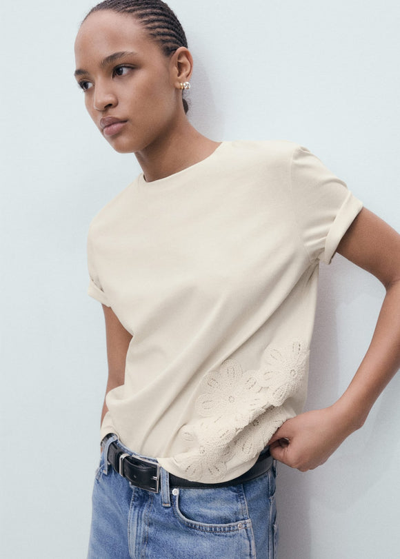 MANGO SUMATRA 17012910-05 MANGO WOMEN T-SHIRT SHORT SLEEVE