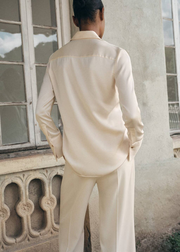 MANGO IDEALE 17014087-05 MANGO WOMEN SHIRT LONG SLEEVE