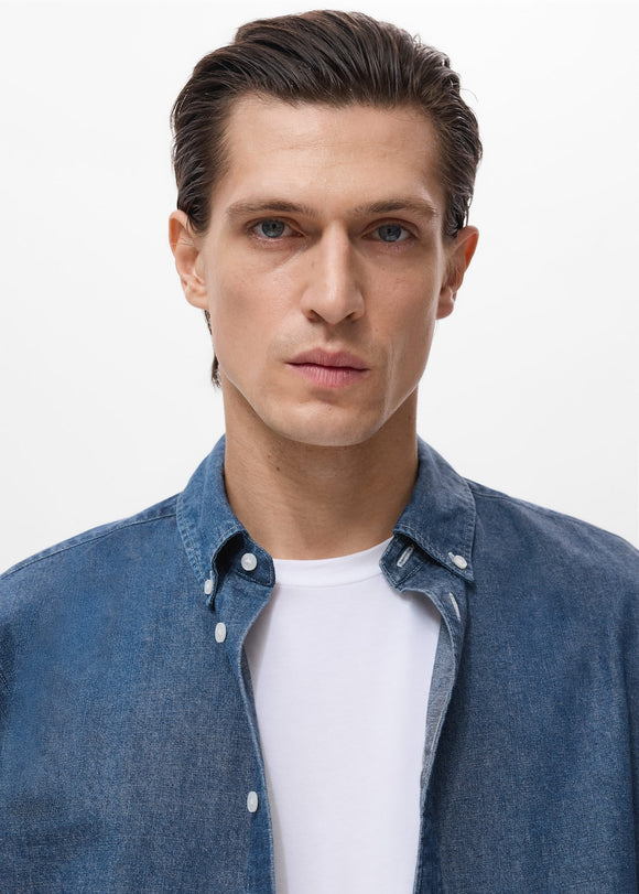 MANGO CORINTO 17014437-TM MANGO MAN SHIRT LONG SLEEVE