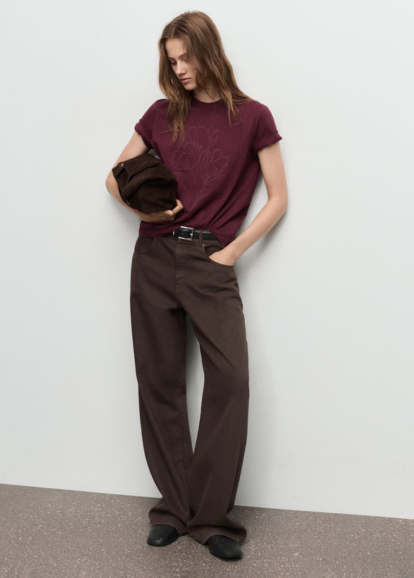 MANGO SPRING-W 17018641-78 MANGO WOMEN T-SHIRT SHORT SLEEVE