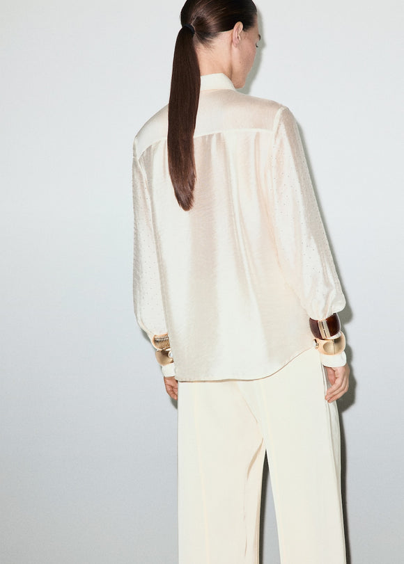 MANGO ROMP 17019109-08 MANGO WOMEN SHIRT LONG SLEEVE