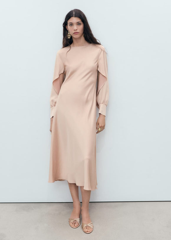 MANGO NEWROSA-A 17021126-80 MANGO WOMEN DRESS FULL LENGTH
