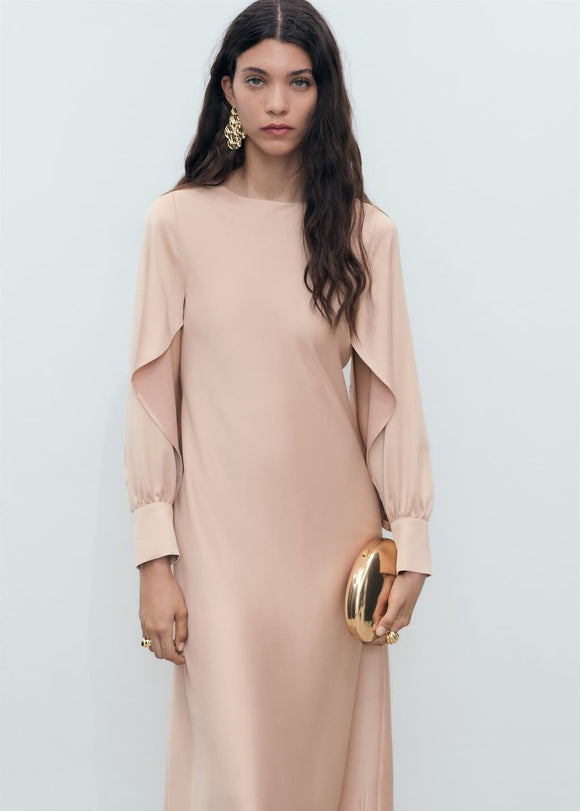 MANGO NEWROSA-A 17021126-80 MANGO WOMEN DRESS FULL LENGTH