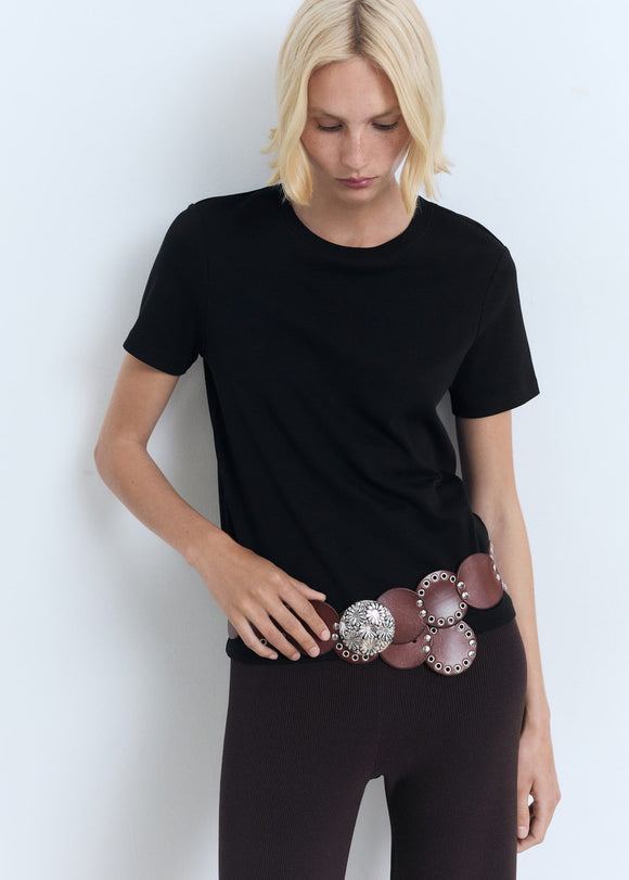 MANGO RITA 17021197-99 MANGO WOMEN T-SHIRT SHORT SLEEVE