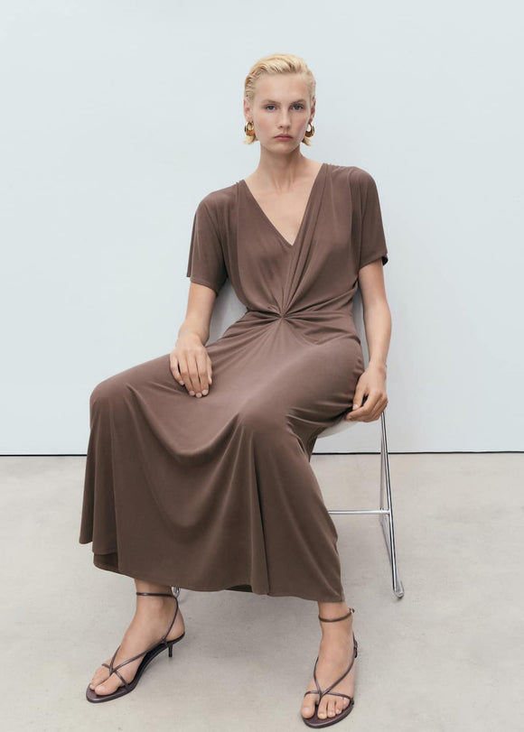 MANGO RICARDA 17021221-30 MANGO WOMEN DRESS FULL LENGTH