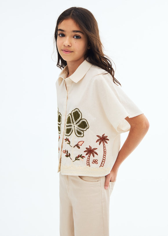 MANGO WIDE1 17021247-07 MANGO KIDS GIRL JEANS