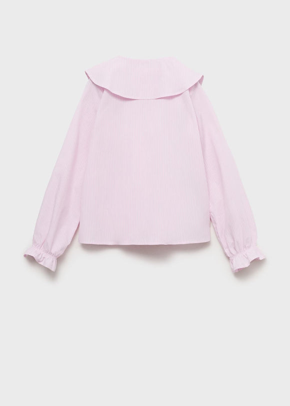 MANGO CANDELA 17021516-85 MANGO KIDS GIRL SHIRT LONG SLEEVE