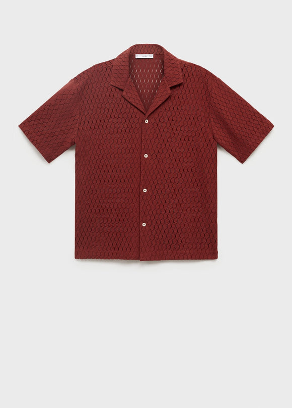 MANGO DITELLA 17022915-75 MANGO MAN SHIRT SHORT SLEEVE