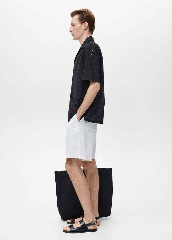 MANGO DAONE 17022916-99 MANGO MAN SHIRT SHORT SLEEVE