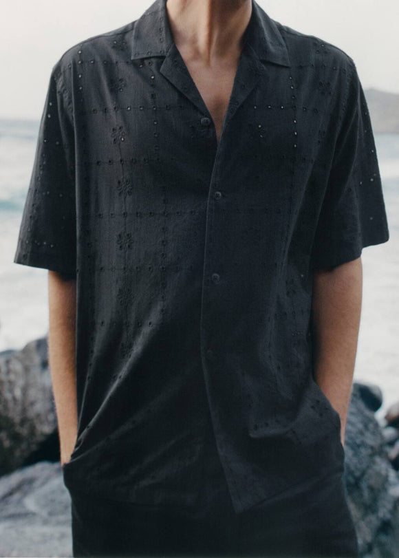 MANGO DAONE 17022916-99 MANGO MAN SHIRT SHORT SLEEVE