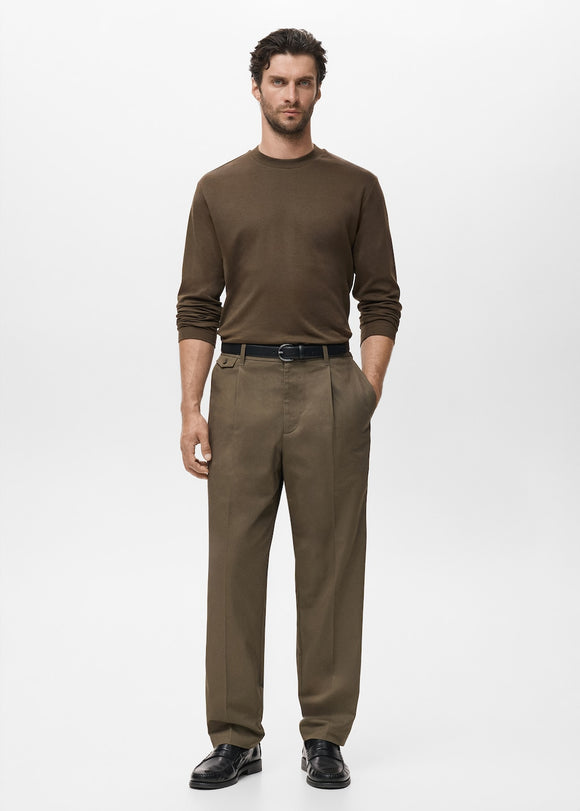 MANGO GARETH 17025979-36 MANGO MAN T-SHIRT LONG SLEEVE