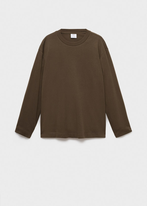 MANGO GARETH 17025979-36 MANGO MAN T-SHIRT LONG SLEEVE