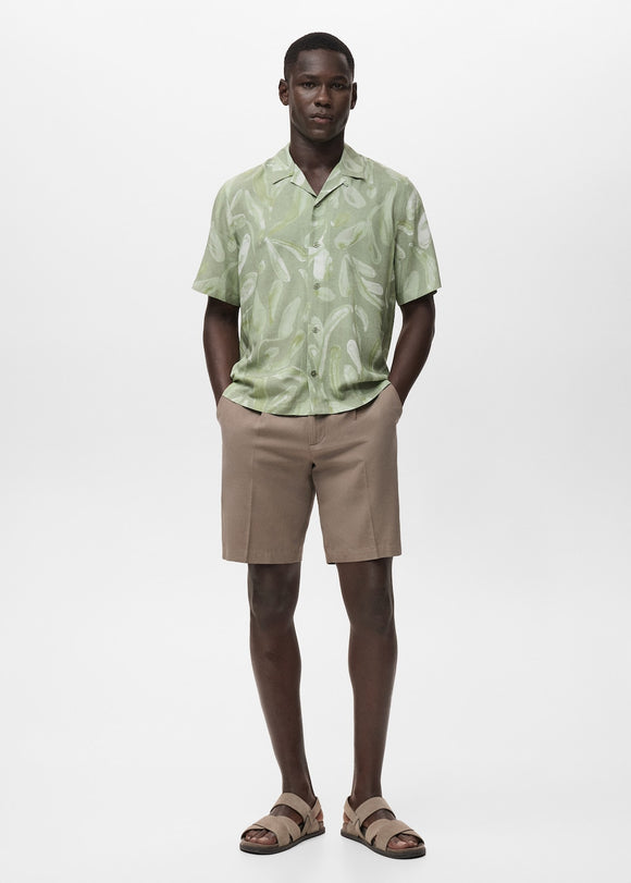 MANGO ASH-H 17026740-45 MANGO MAN SHIRT SHORT SLEEVE