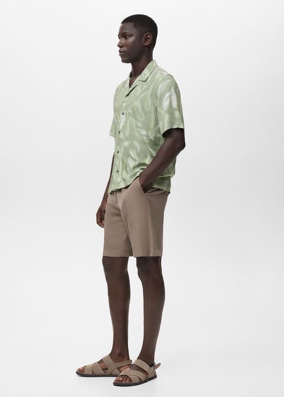 MANGO ASH-H 17026740-45 MANGO MAN SHIRT SHORT SLEEVE