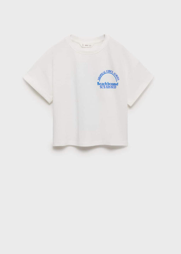 MANGO KISSED 17031167-02 MANGO KIDS GIRL T-SHIRT SHORT SLEEVE