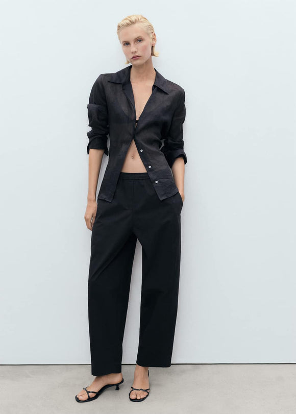 MANGO FOG 17031175-99 MANGO WOMEN TROUSER