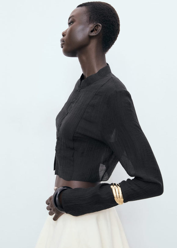 MANGO MANDARIN 17032901-99 MANGO WOMEN BLOUSE