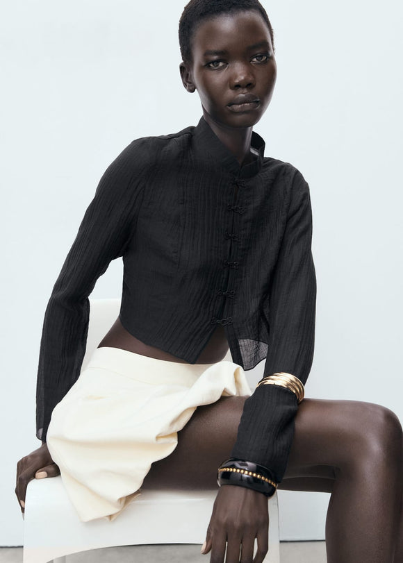 MANGO MANDARIN 17032901-99 MANGO WOMEN BLOUSE