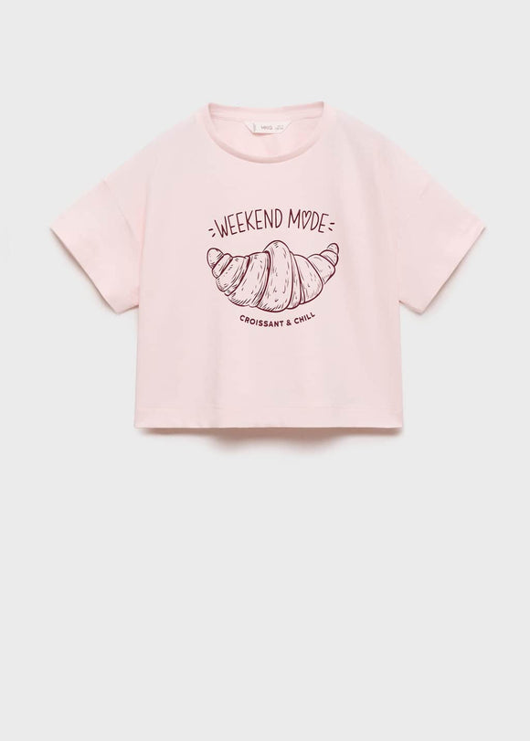 MANGO WEEK 17033283-85 MANGO KIDS GIRL T-SHIRT SHORT SLEEVE
