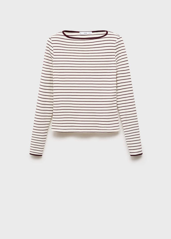 MANGO PORTA 17034085-78 MANGO WOMEN T-SHIRT LONG SLEEVE