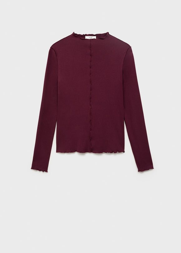 MANGO CURLISA 17035799-78 MANGO WOMEN T-SHIRT LONG SLEEVE