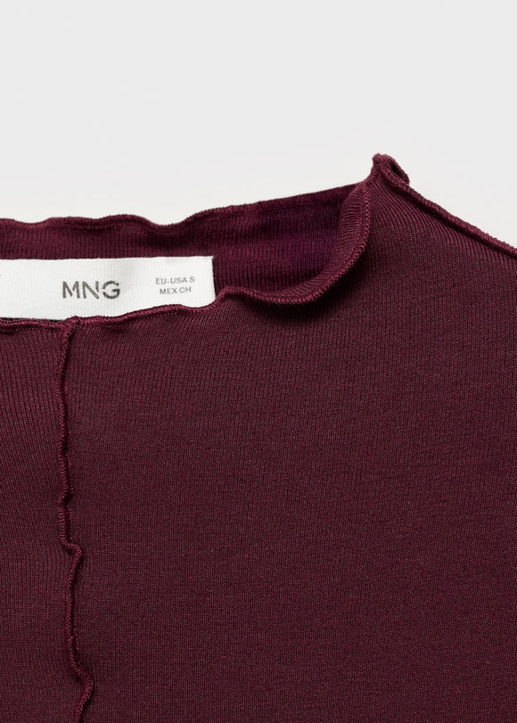 MANGO CURLISA 17035799-78 MANGO WOMEN T-SHIRT LONG SLEEVE