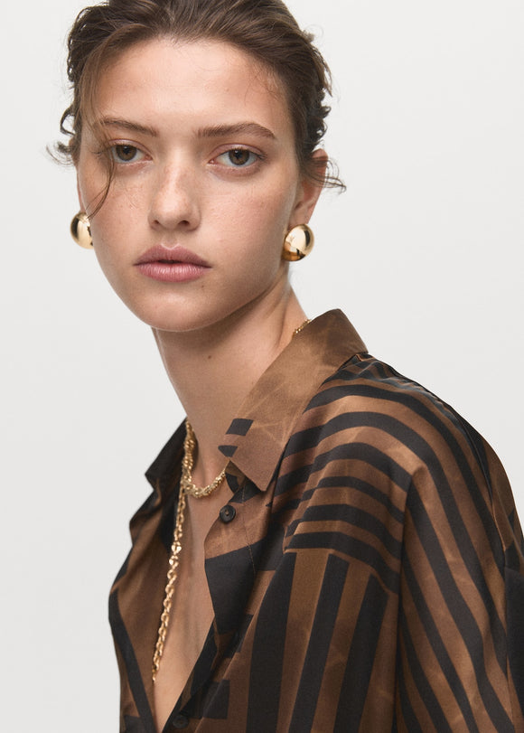 MANGO TRINI 17035830-30 MANGO WOMEN SHIRT LONG SLEEVE