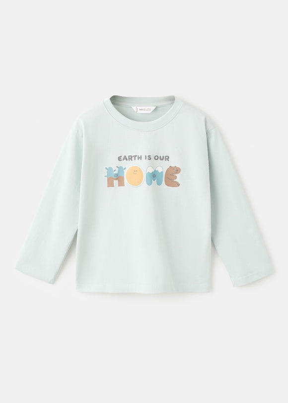 MANGO HOMIE 17036727-45 MANGO KIDS BABY BOY T-SHIRT LONG SLEEVE