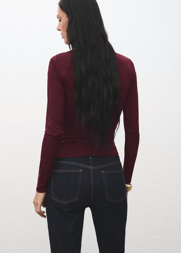 MANGO CHASI 17037818-78 MANGO WOMEN T-SHIRT LONG SLEEVE