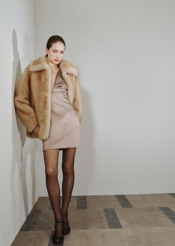 MANGO LADY 17039107-98 MANGO WOMEN DRESS KNEE LENGTH