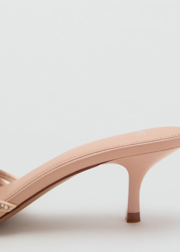 MANGO VELVET-A 17041135-80 MANGO WOMEN SANDAL