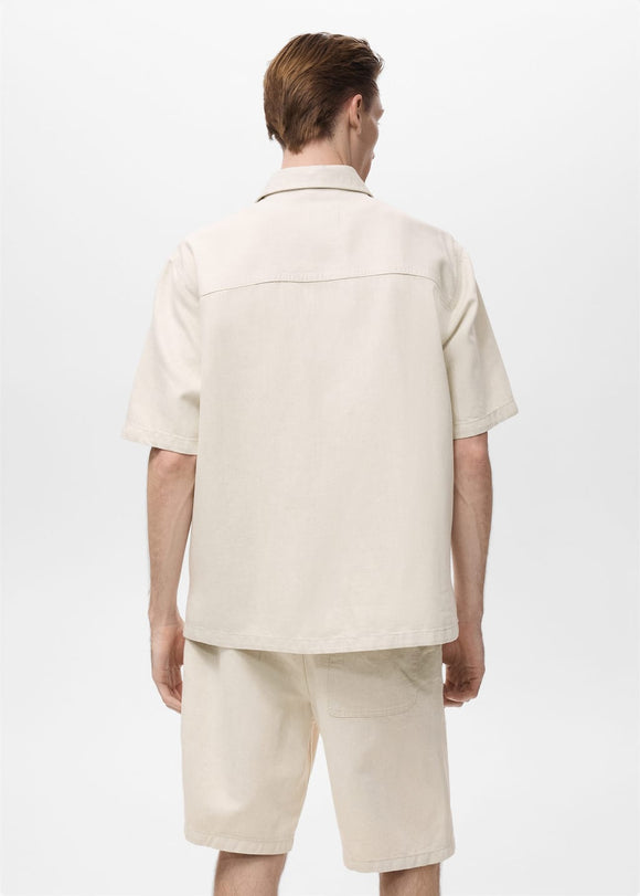 MANGO GUIDO 17042906-05 MANGO MAN SHIRT SHORT SLEEVE