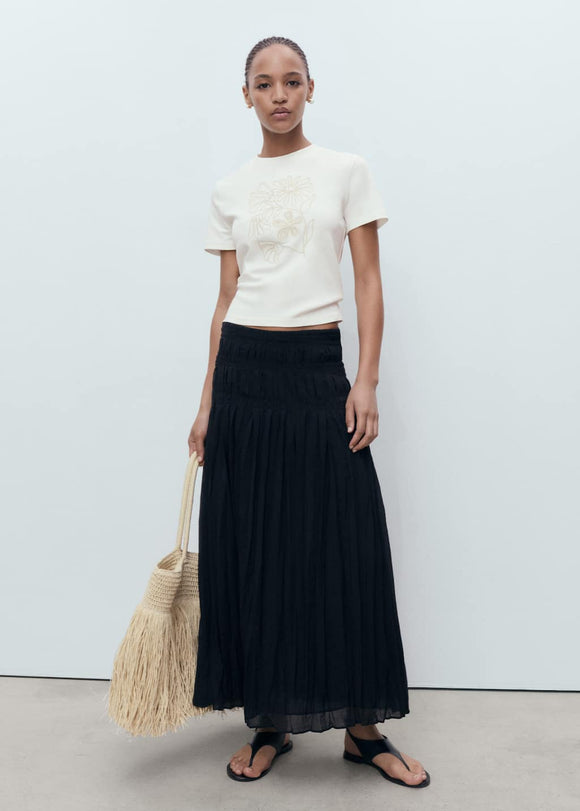 MANGO CORSICA 17042908-02 MANGO WOMEN T-SHIRT SHORT SLEEVE