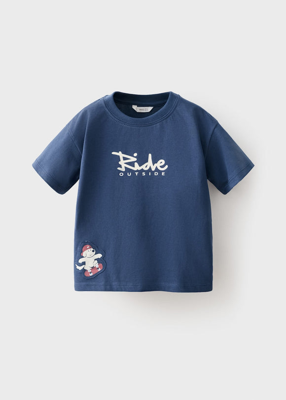 MANGO PERRO 17043293-57 MANGO KIDS BABY BOY T-SHIRT SHORT SLEEVE