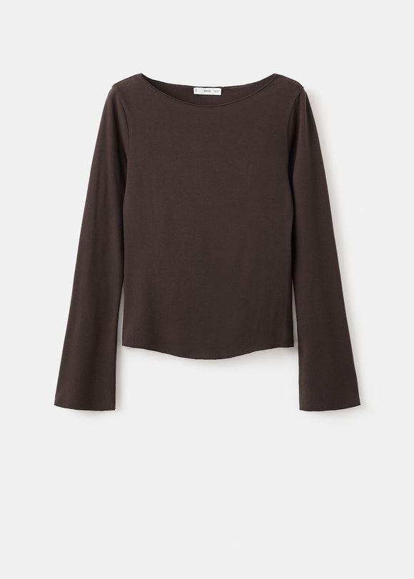 MANGO ANI 17047817-30 MANGO WOMEN T-SHIRT LONG SLEEVE