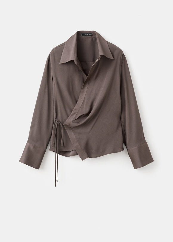 MANGO RIDER 17049105-35 MANGO WOMEN SHIRT LONG SLEEVE