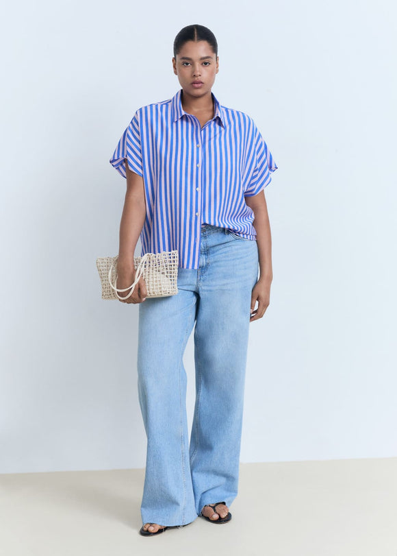 MANGO MYKONOS 17051154-52 MANGO WOMEN SHIRT SHORT SLEEVE